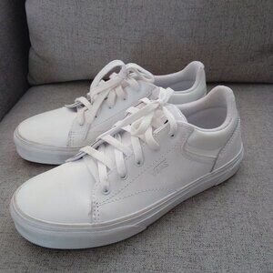 Vans Sedan Kids Sneaker Size 4 White